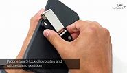 Balastec Unbreakable Belt Clip for iPhone 15 Pro Max Fits Otterbox Commuter Series or Similar Size case, Removable Swivel Belt Clip, Made in USA - Case Not Included