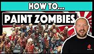 The Walking Dead All Out War Painting Zombies for Beginners