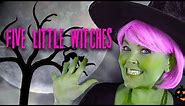 Five Little Witches | Kids Halloween Action Song