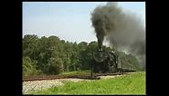 Atlanta & West Point 290 steam train (clip)