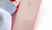 Curly Wave Frame Girl Case for iPhone SE 2022/2020, iPhone 8 iPhone 7 Case Cute Pretty Girly Phone Case for Teen Girls Women Aesthetic Soft Silicone Slim Fit Protective Cover 4.7-inch (Pink)