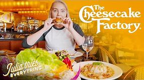 Trying 40 Of The Most Popular Dishes From The Cheesecake Factory Menu | Delish