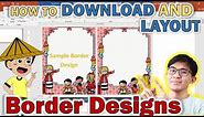 HOW TO DOWNLOAD AND ADD BORDER DESIGNS | ADD BORDER DESIGN IN MS WORD AND POWERPOINT