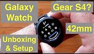 Samsung Galaxy Watch (Gear S4) 42mm Women's Tizen OS Smartwatch: Unboxing & Initial Setup