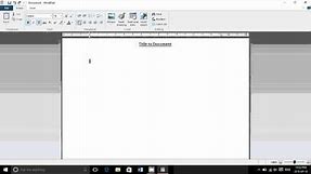 Windows 10 Tips and tricks Basic word processor to write letters and simple documents Wordpad