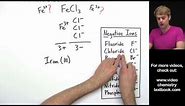 Naming Ionic Compounds with Transition Metals Introduction