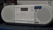 Panasonic RX-D552EB CD DAB Portable Audio System Demo
