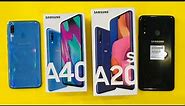 Samsung Galaxy A20s vs Samsung Galaxy A40