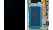 LCD with Touch Screen for Samsung Galaxy S10 - Blue (display glass combo folder)