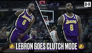 LeBron James Hits Sam Cassell & Silencer Celebrations In CLUTCH Win vs. Pacers