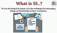 6S Methodology || 5S + Safety