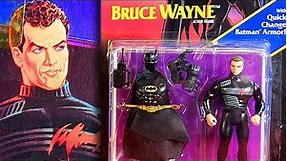 Michael Keaton gets his own 1992 likeness Action Figure - Quick Change Bruce Wayne to BATMAN