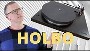 Holbo Air Bearing Turntable Review With An Integral Linear Tracking Air Bearing Tonearm