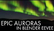 How To Make Epic Auroras in Blender Eevee