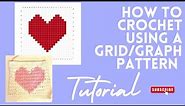 How to crochet using a grid/graph pattern | Stitch fiddle tutorial