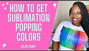 How to get Sublimation Popping Colors 2021 | Sublimation for Beginners 2021| MAC Settings | Epson