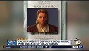 Church used Obi-Wan Kenobi instead of Jesus on a bulletin?