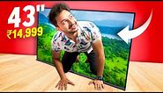 I Bought A Best 43" Smart TV Under 15000 Rupees Only 🔥