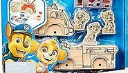 Melissa & Doug PAW Patrol Wooden Vehicles Craft Kit - 3 Decorate Your Own Vehicles, 3 Play Figures