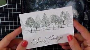 Christmas Card Making Series #1 Stampin' Up Lovely as a Tree with Catherine Pooler