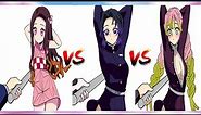Zero Two Dodging meme Anime Compilation (Shinobu vs Mitsuri vs Nezuko)
