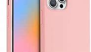 FELONY CASE - iPhone 13 Pro Case - Pastel Pink Silicone Phone Cover | Liquid Silicone with Anti-Scratch Microfiber Lining, 360° Shockproof Protective Case for Apple iPhone 13 Pro
