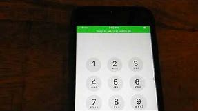 How to hang up iPhone when the hang up button dissapears