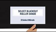 Select Blackout Roller Shades from SelectBlinds.com