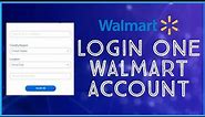 How To Login One Walmart Account | Sign In One Walmart Employees Account Online Portal