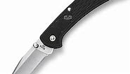 Buck Knives 112 Slim Select Folding Lockback Pocket Knife with Thumb Studs and Removable/Reversible Deep Carry Pocket Clip, Nylon Handles, 3" 420HC Blade