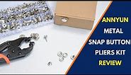How To Install Heavy Duty Snap Button Fasteners | AnnYun Snap Fastener Kit
