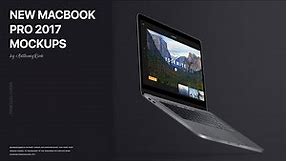 MacBook Pro 2017 Flying Mockup Video Tutorial