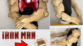 HOW TO MAKE DIY IRON MAN ARM SUIT FROM CARDBOARD