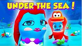 Under the sea! ⭐️ Disney Movie Song ⭐️ The Little Mermaid cute cover by The Moonies Official