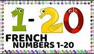 Counting in French 1-20 (Learn to Count)