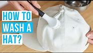 How to WASH A HAT? | clean and remove stains from BASEBALL CAP