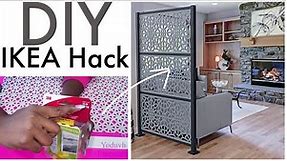 NEW Renter Friendly IKEA HACK! ROOM DIVIDERS USING THIS SIMPLE ITEM!