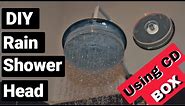 DIY Rain Shower Head: How to Make Rainfall Shower Head in 10 Minutes (Using CD Box)