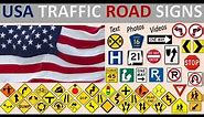 USA TRAFFIC ROAD SIGNS