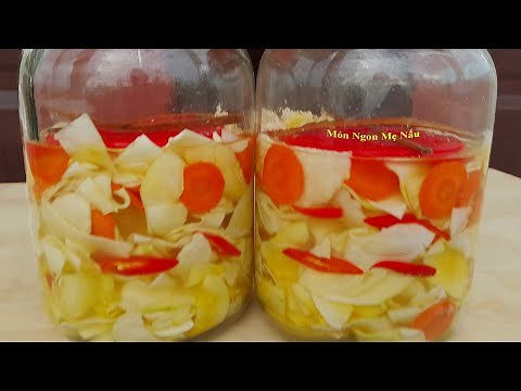 Cách Làm Đu Đủ Muối Chua Mặn Ngọt Ăn Cả Năm - Món Ngon Mẹ Nấu