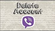 How to delete Viber account