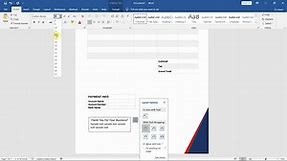 ✅ How to Create an Invoice Design in Microsoft Word 2016/2019