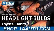 How to Replace Headlight Bulbs 11-17 Toyota Camry