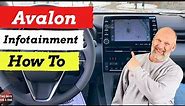 Infotainment How To - 2020 Toyota Avalon Hybrid