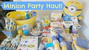 Minion Birthday Party Haul