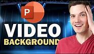 How to add PowerPoint Presentation Video Background