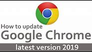 How to update google chrome latest version