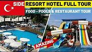 Side Resort Hotel Full Tour - Rooms, Pools, Bars & Food, Antalya, Turkey