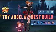 Mobile Legends | Angela Gameplay on her Scream Doll skin | Best Build and Emblem