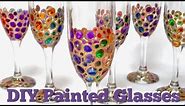 How to Paint Wine Glasses | Painting Glasses for Brunch Mimosas